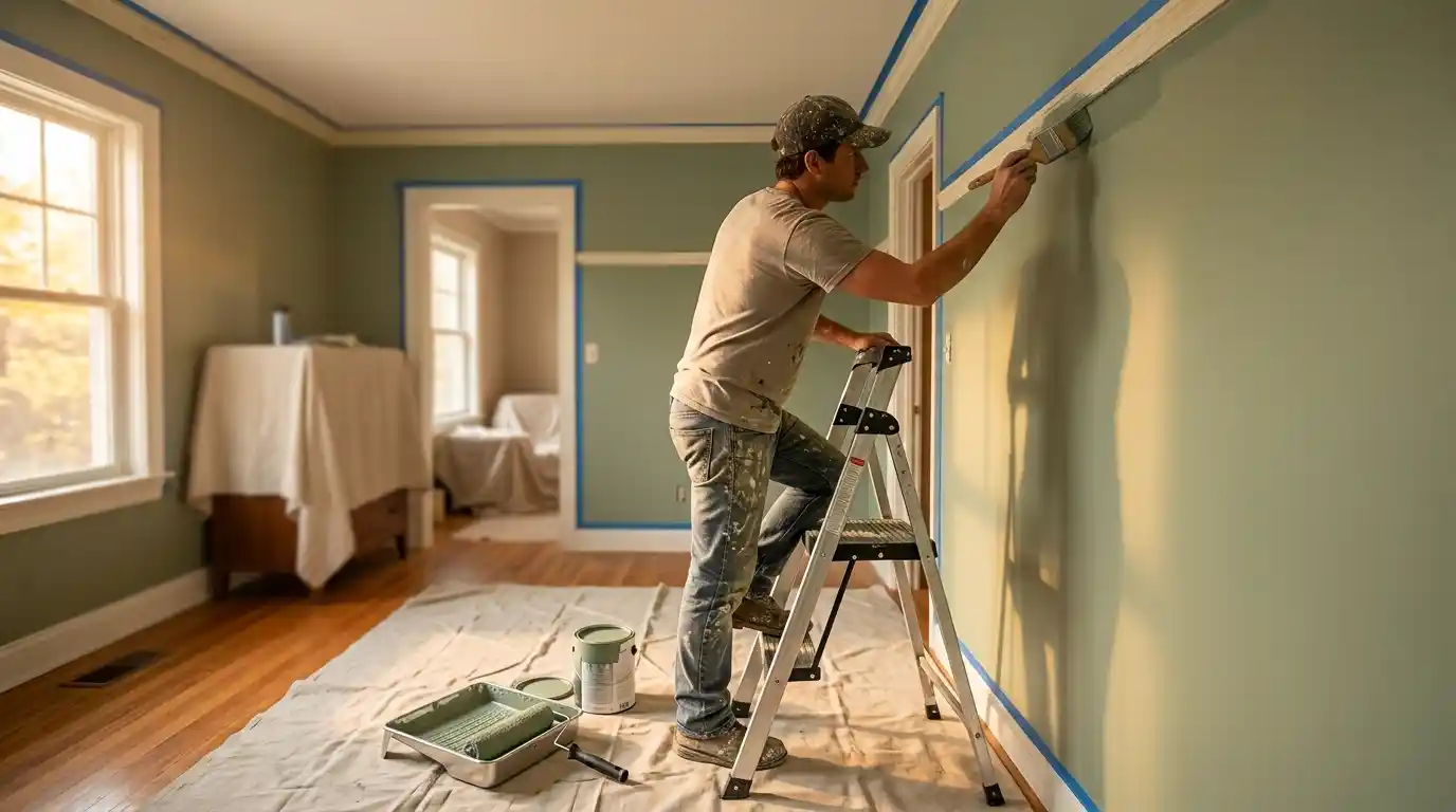 how to paint a room